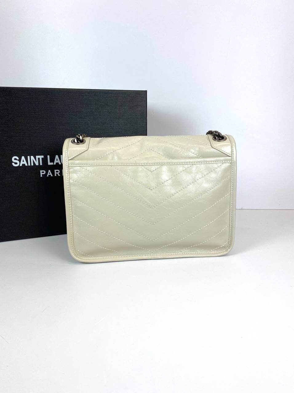 SAINT LAURENT NIKI BAGS white