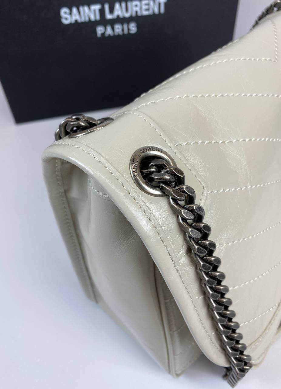 SAINT LAURENT NIKI BAGS white