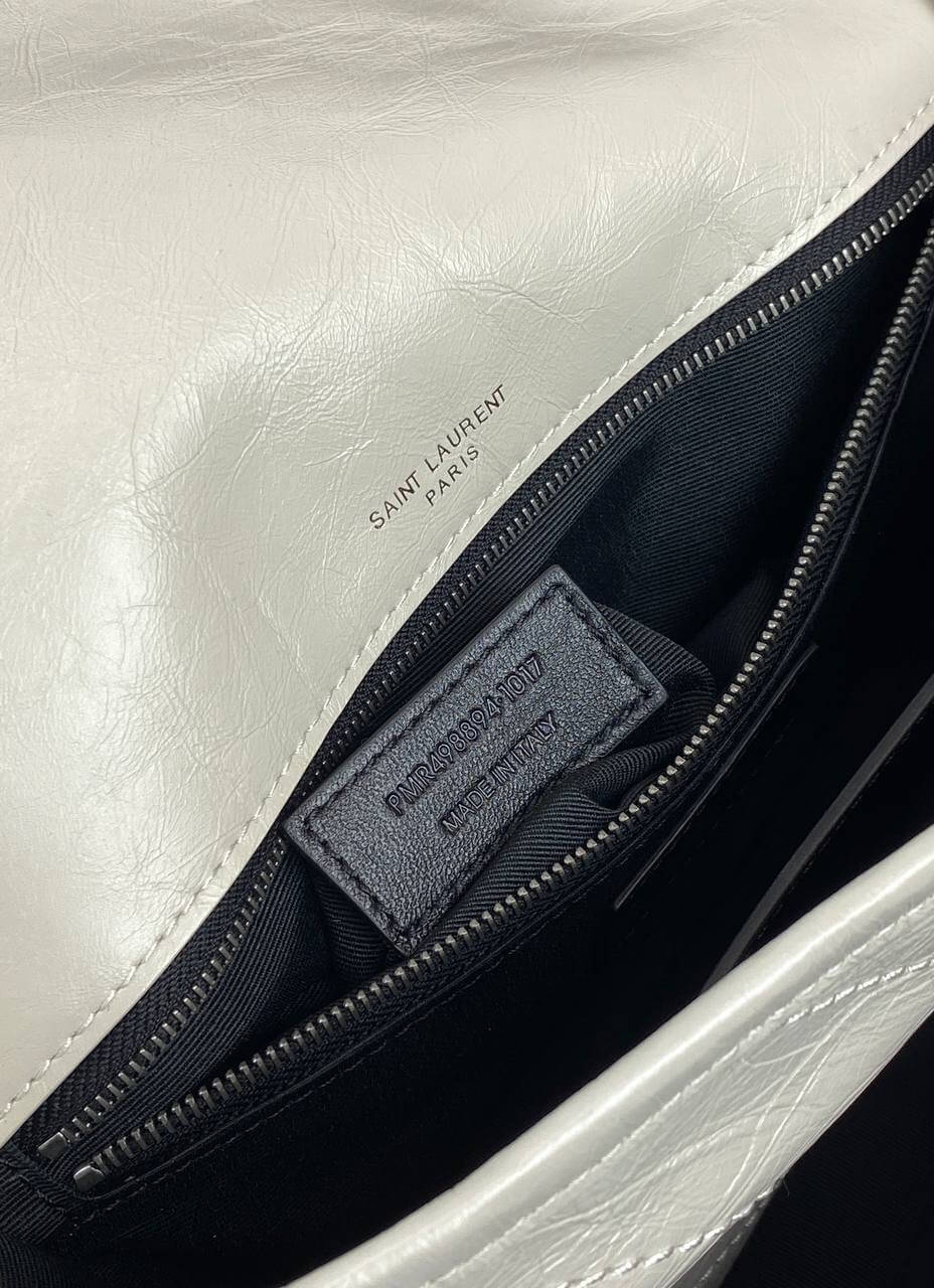 SAINT LAURENT NIKI BAGS white