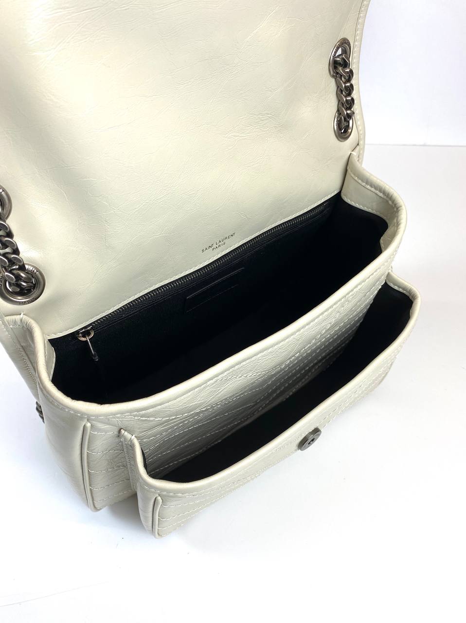 SAINT LAURENT NIKI BAGS white