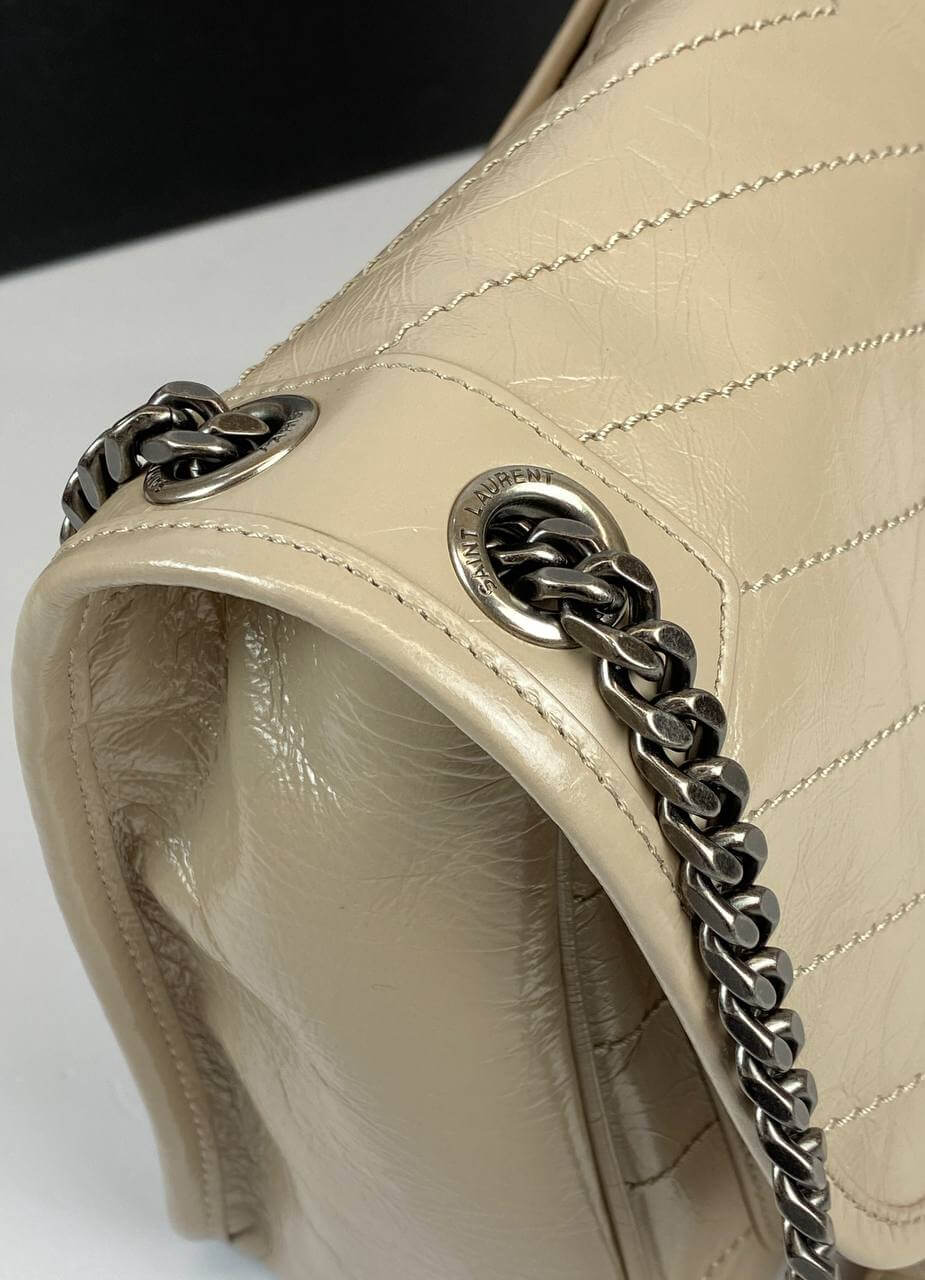 SAINT LAURENT NIKI BAGS beige