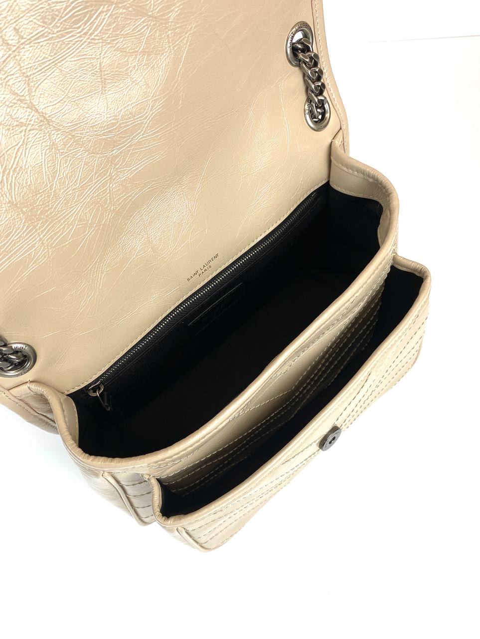 SAINT LAURENT NIKI BAGS beige