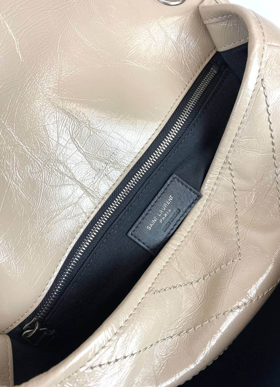 SAINT LAURENT NIKI BAGS beige