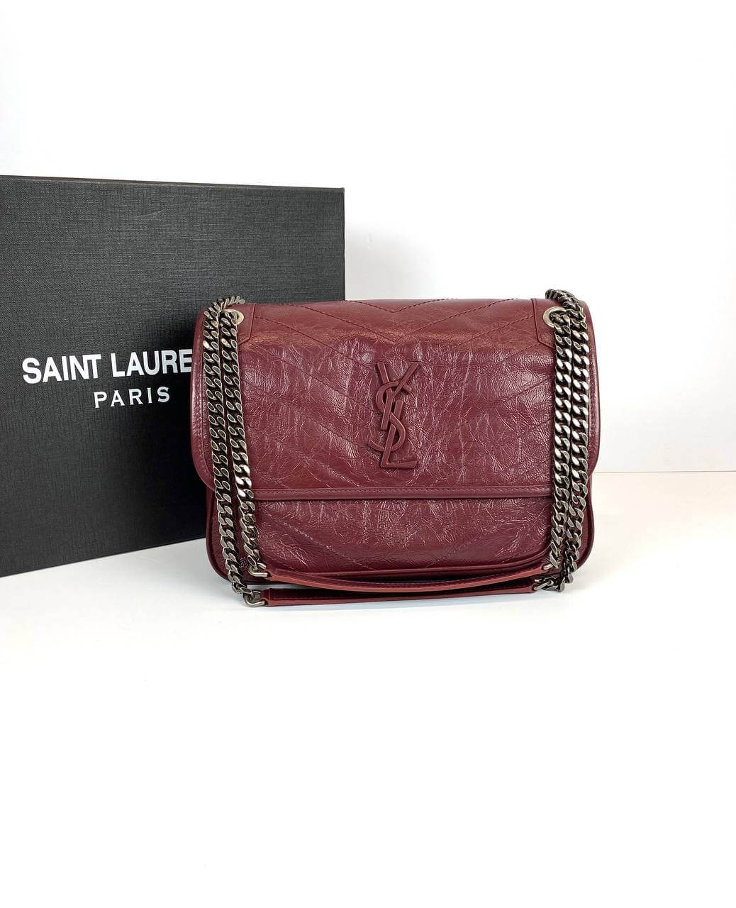 SAINT LAURENT NIKI BAGS red
