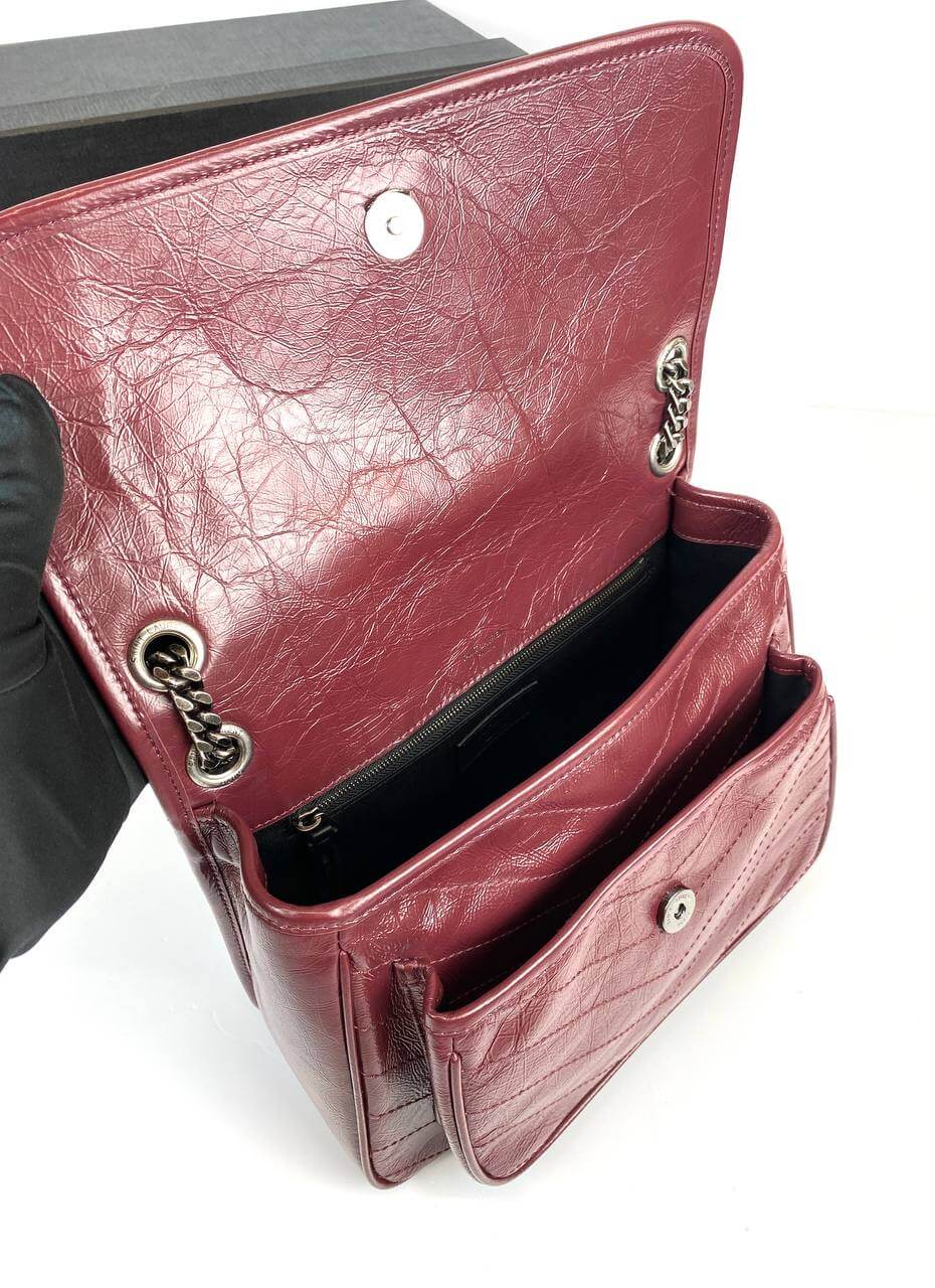 SAINT LAURENT NIKI BAGS red