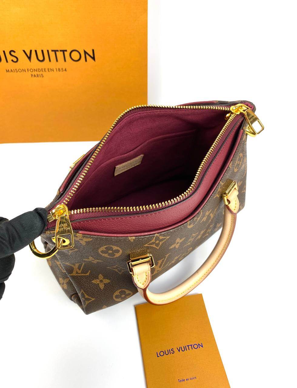 Louis Vuitton PALLAS BB BAG red