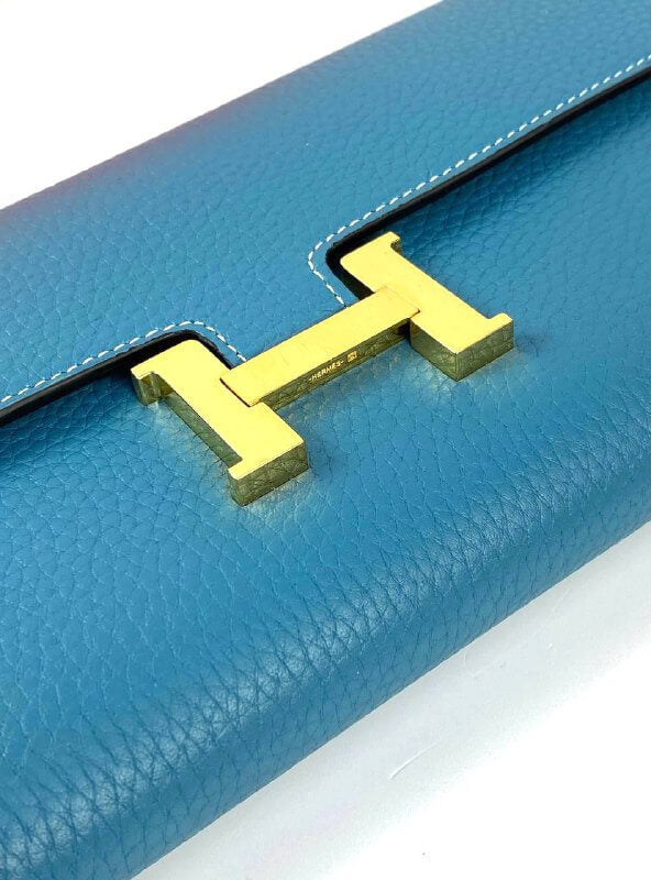 HermÃƒÆ’Ã‚Â¨s Blu Epsom Constance Long Wallet PHW