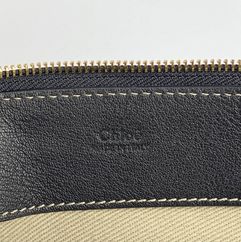 CHLOÃƒÆ’Ã¢â‚¬Â° Edith small leather tote black