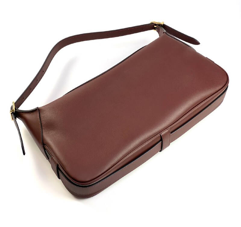 CELINE Bags MEDIUM ROMY in Supple Calfskin dark brown