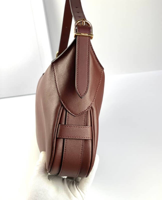 CELINE Bags MEDIUM ROMY in Supple Calfskin dark brown