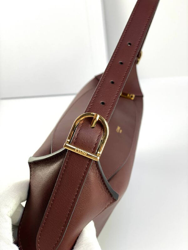 CELINE Bags MEDIUM ROMY in Supple Calfskin dark brown