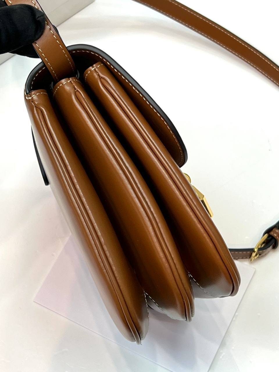 CELINE MEDIUM TABOU IN SMOOTH CALFSKIN TAN