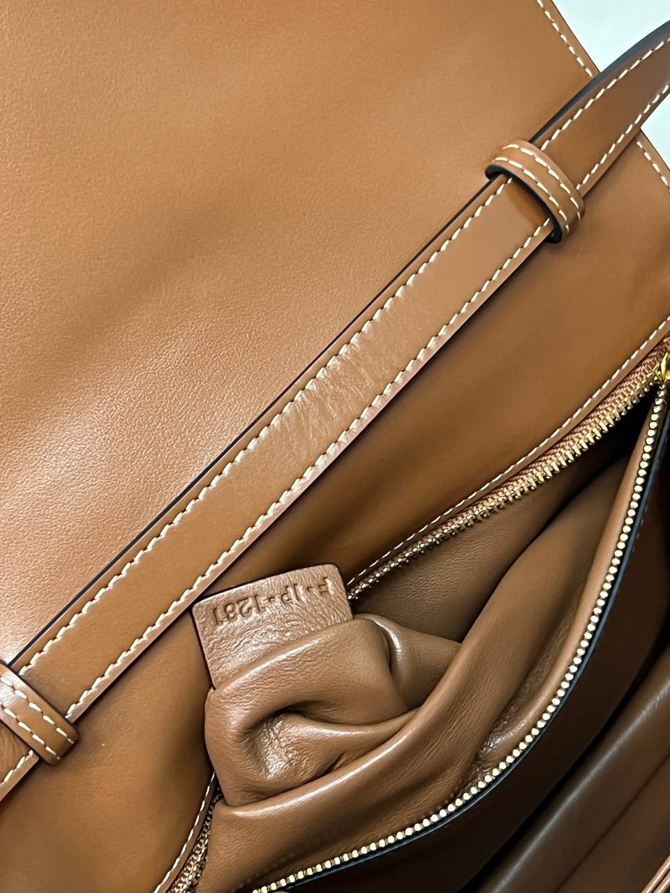 CELINE MEDIUM TABOU IN SMOOTH CALFSKIN TAN