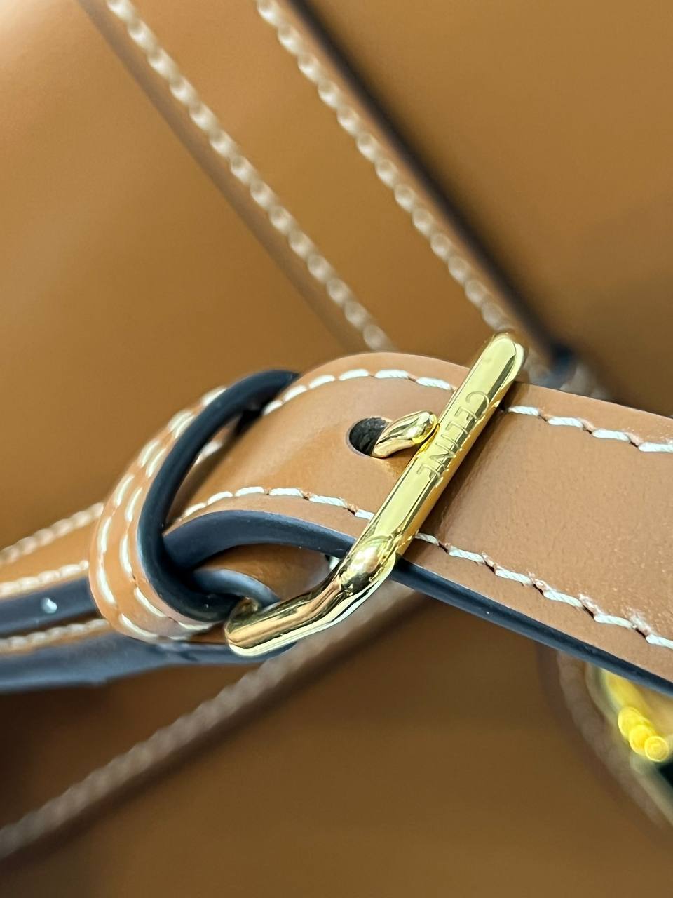 CELINE MEDIUM TABOU IN SMOOTH CALFSKIN TAN