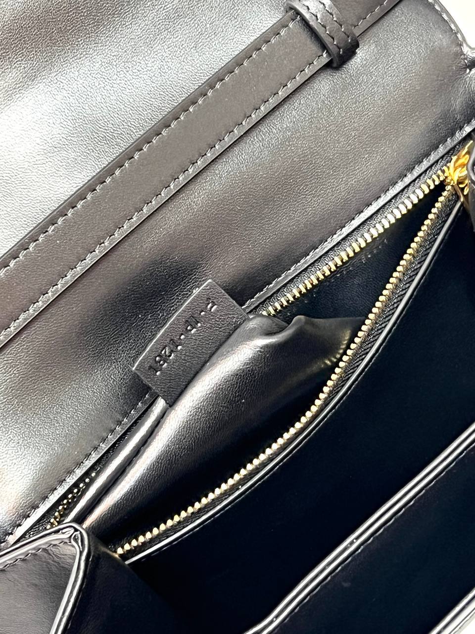 CELINE MEDIUM TABOU IN SMOOTH Black Calfskin