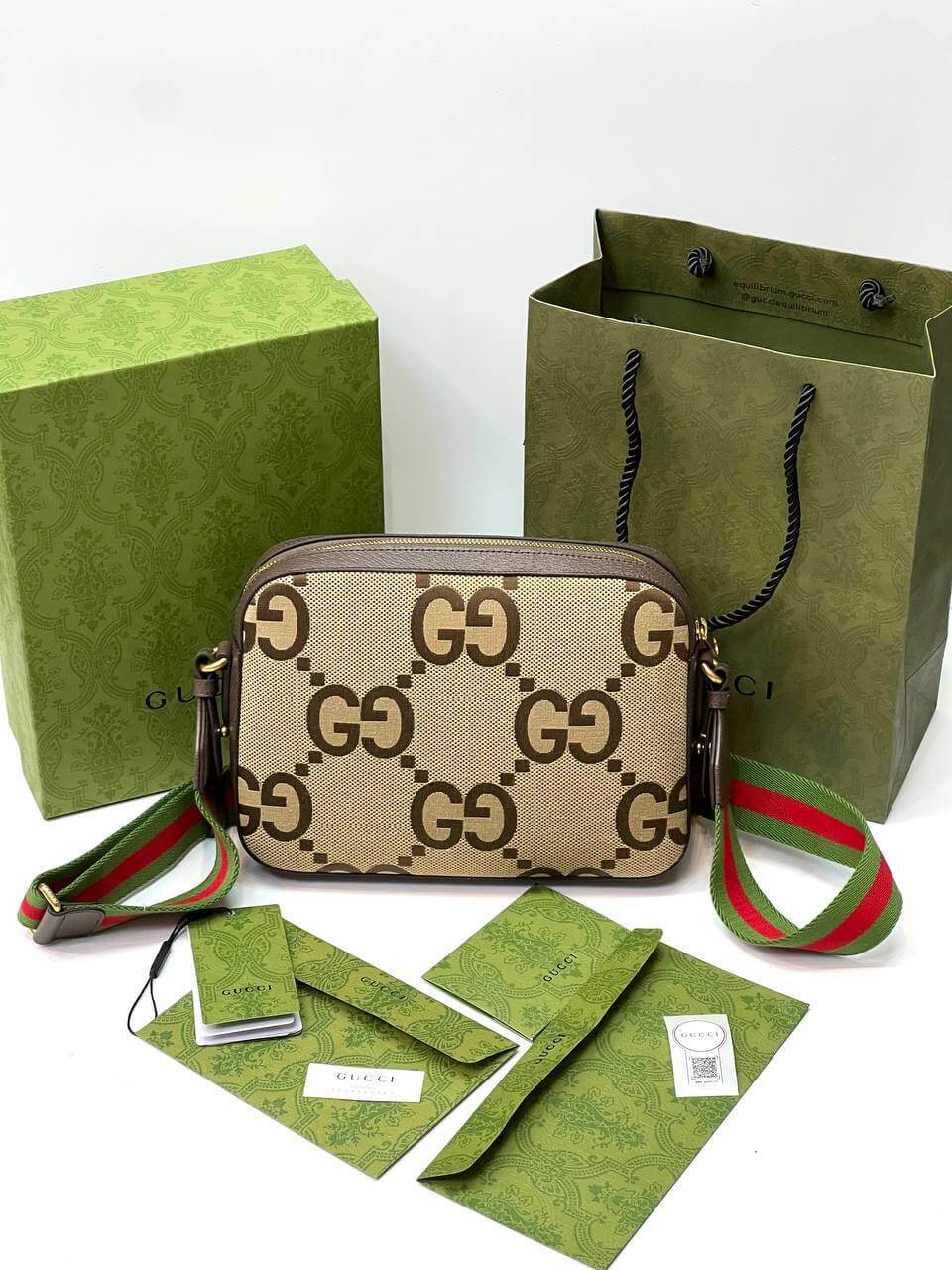 Messenger bag with jumbo GG