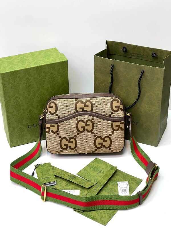 Messenger bag with jumbo GG
