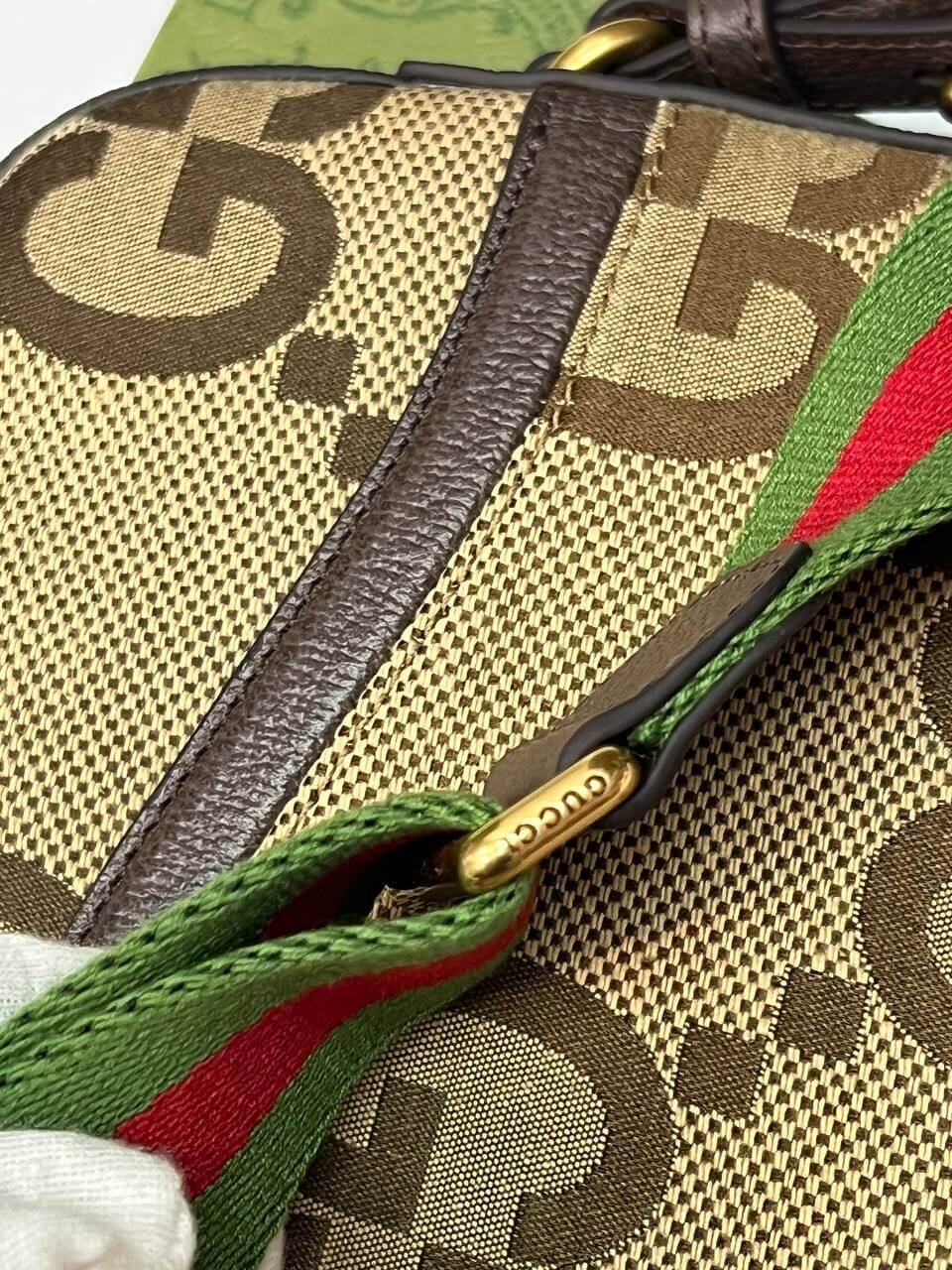Messenger bag with jumbo GG