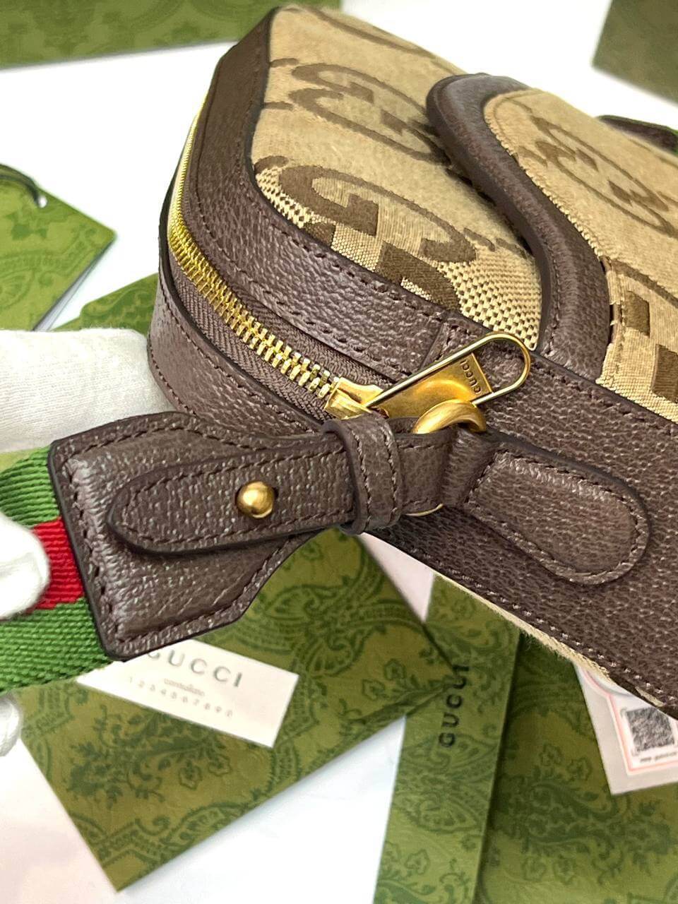 Messenger bag with jumbo GG