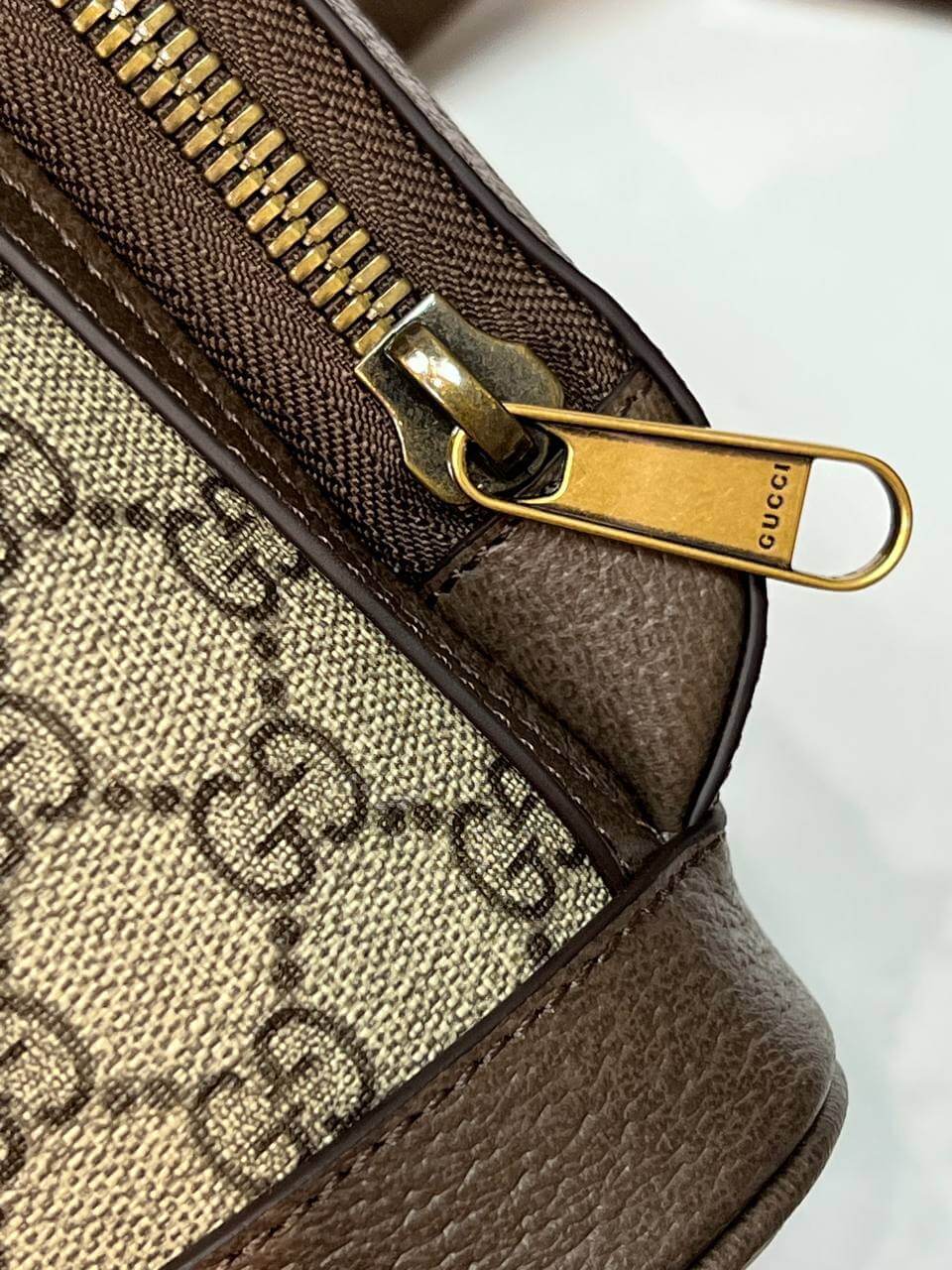 Ophidia GG small backpack beige