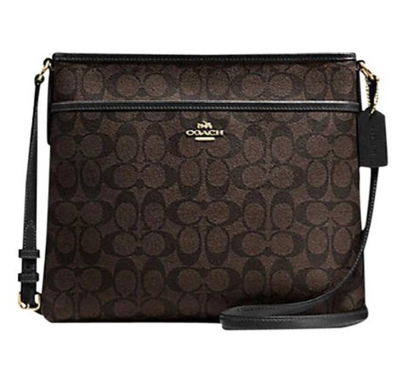 Coach File Bag In Camel