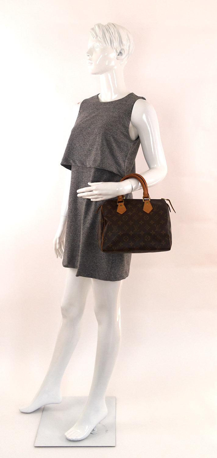 Louis Vuitto Speedy 25 Monogram Canvas Handbag
