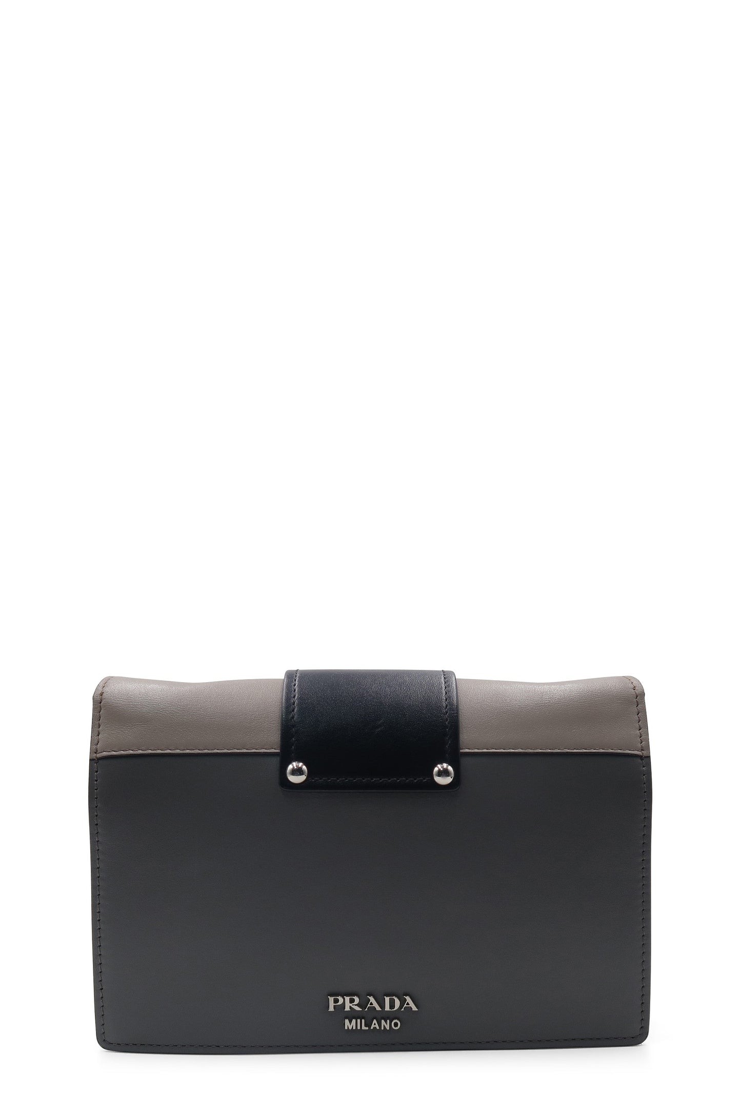 City Calf Ribbon Bag Grey Black