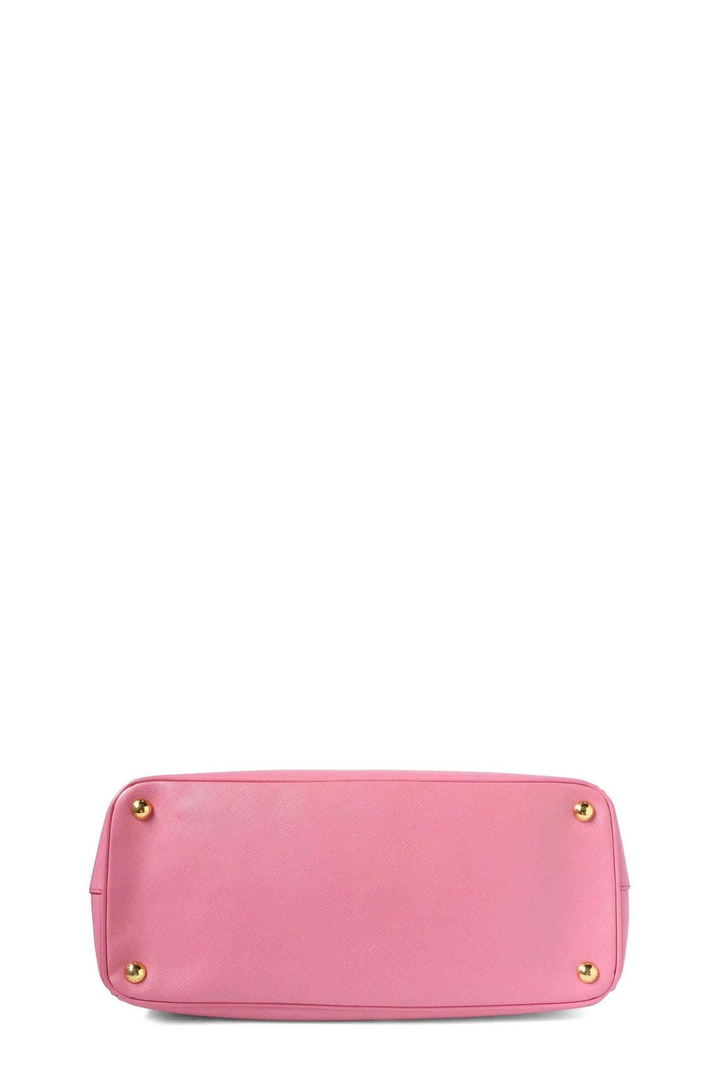 Medium Saffiano Lux Double Zip Tote Begonia
