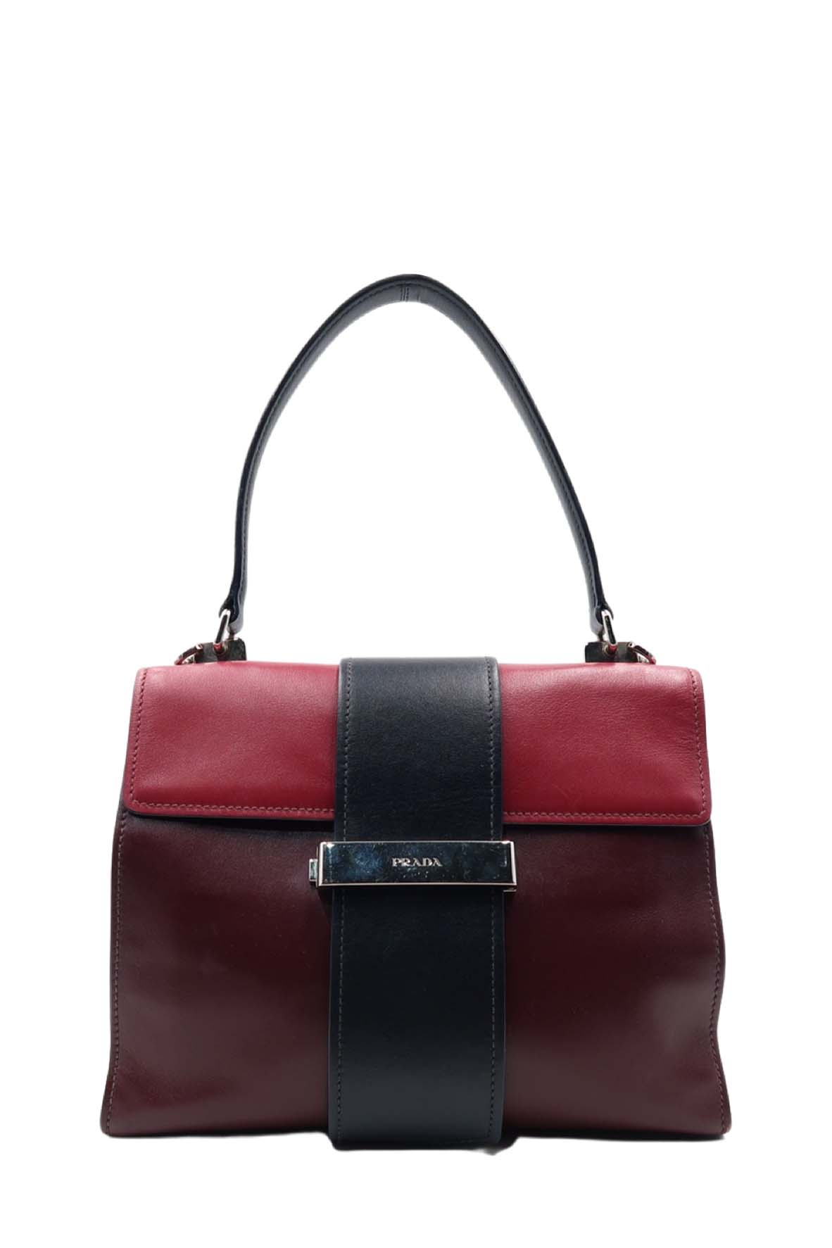City Top Handle Bag Burgundy