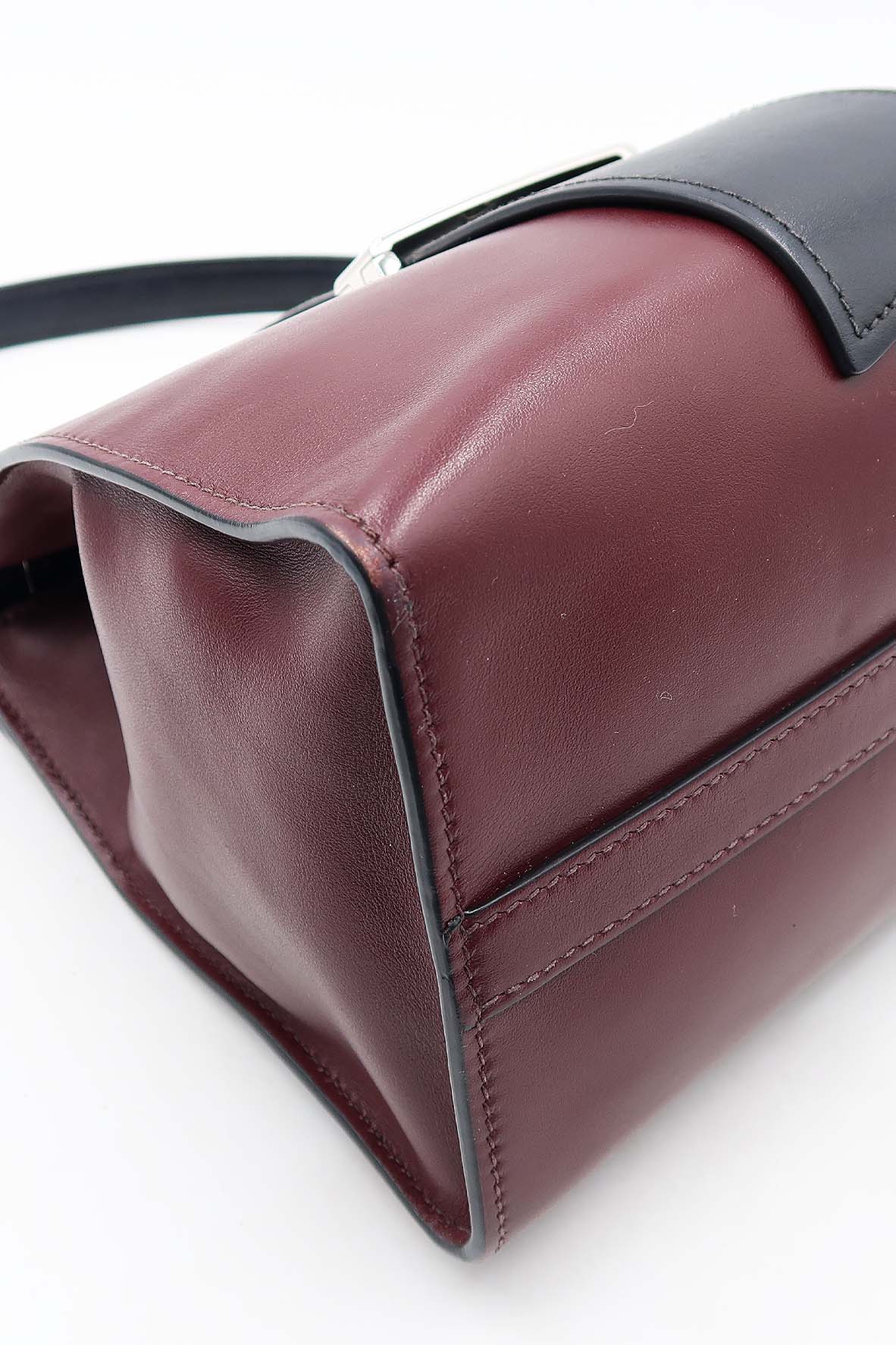 City Top Handle Bag Burgundy