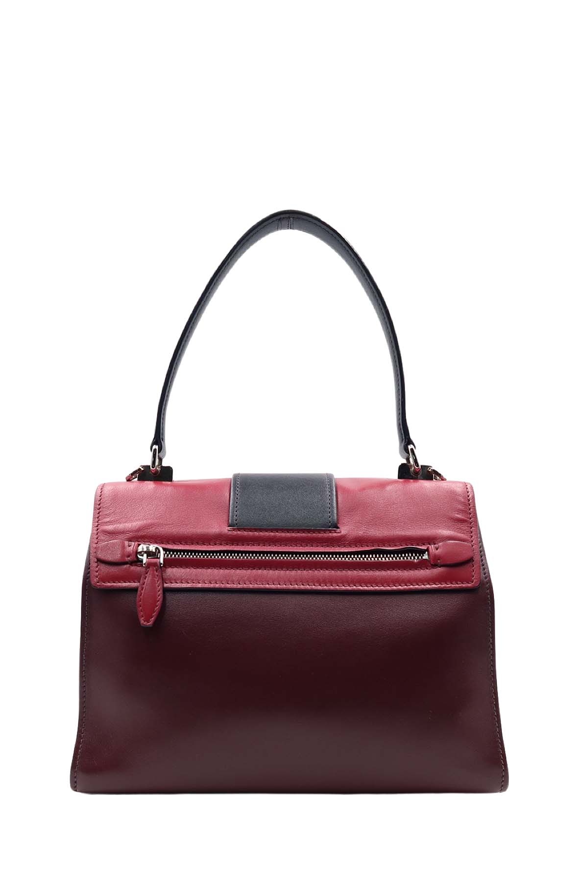 City Top Handle Bag Burgundy