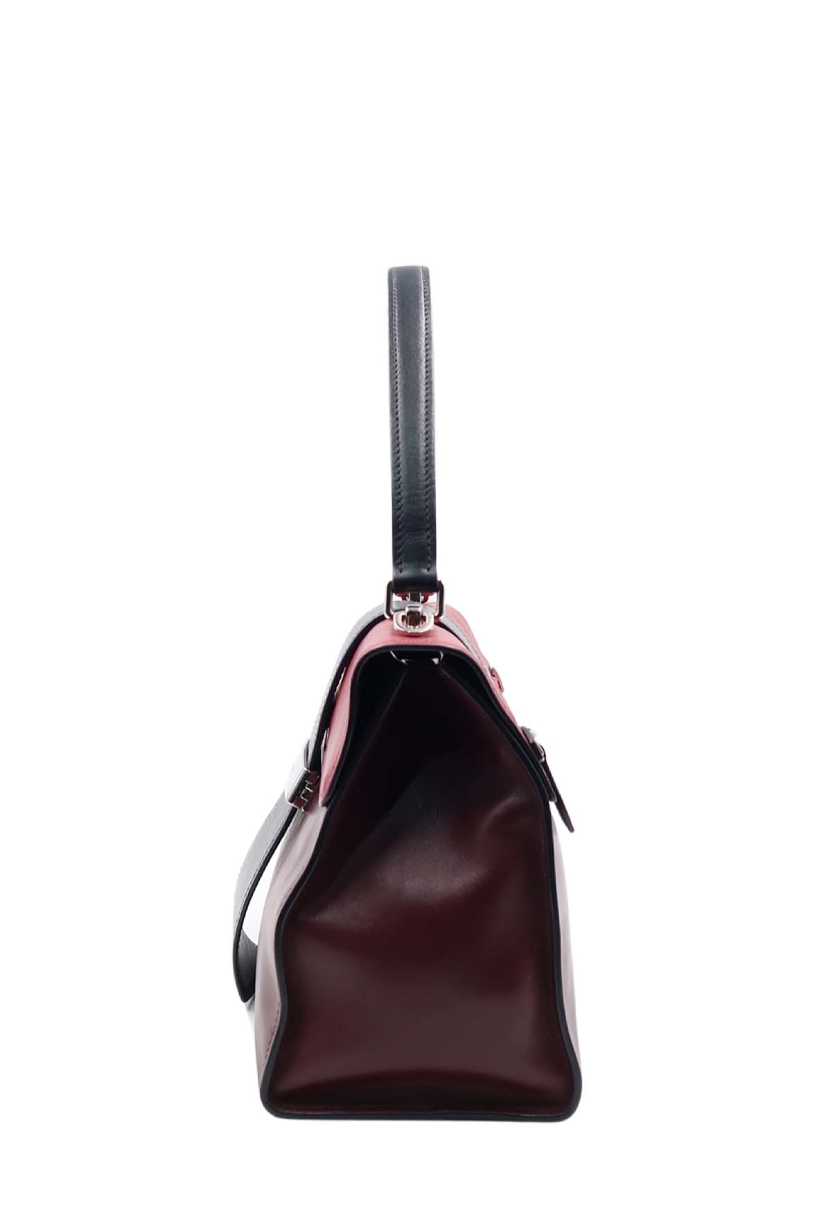 City Top Handle Bag Burgundy