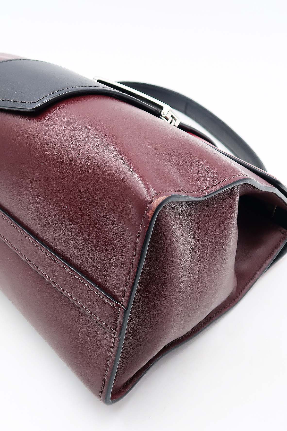 City Top Handle Bag Burgundy