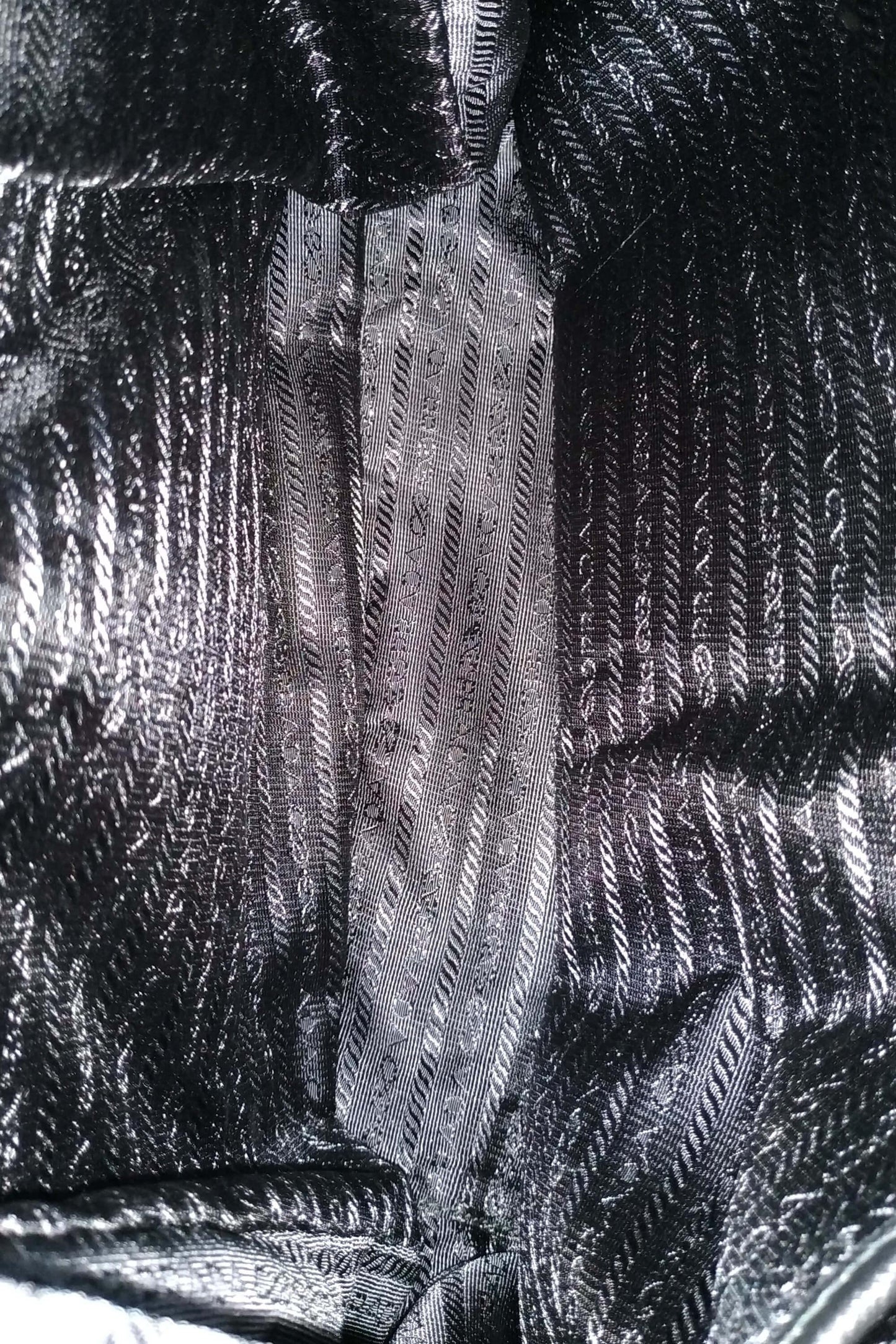 Nylon Fur Backpack Nero