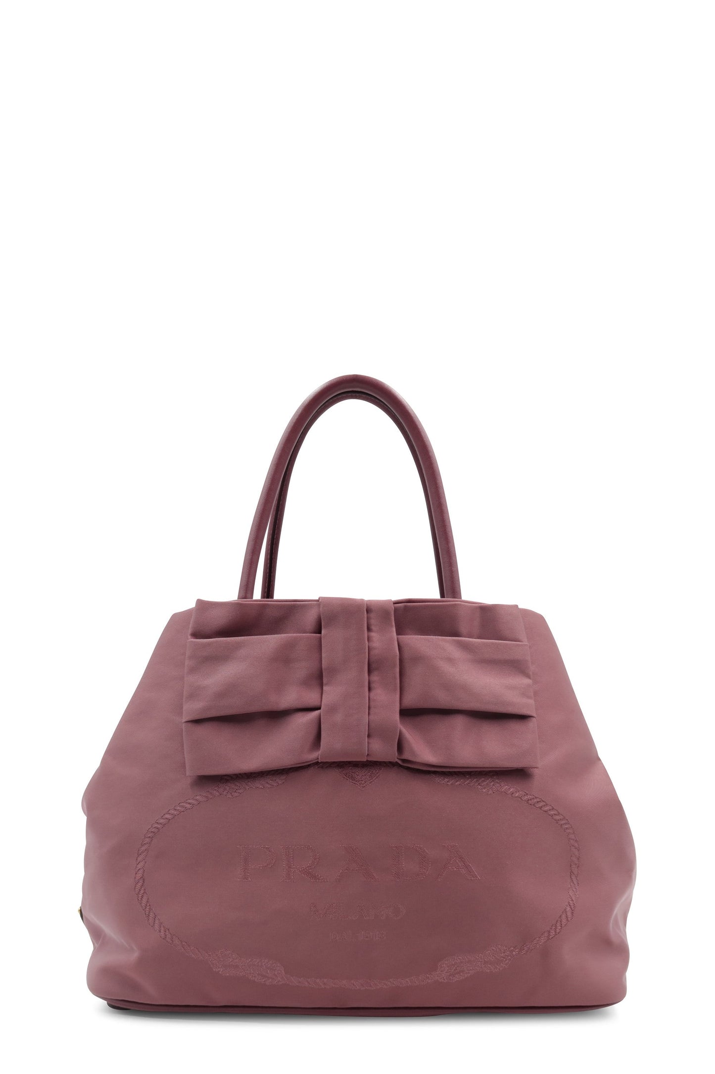 Nylon Jacquard Ribbon 2Way Bag Camelia