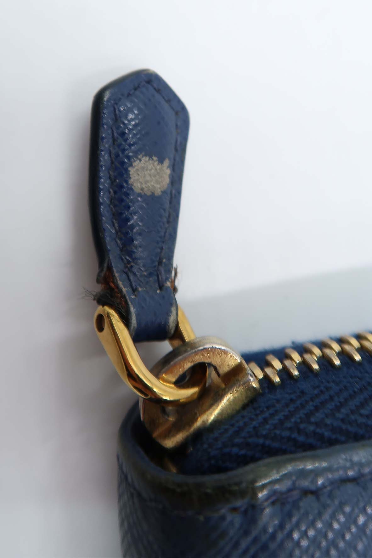 Saffiano Large Wallet Blue