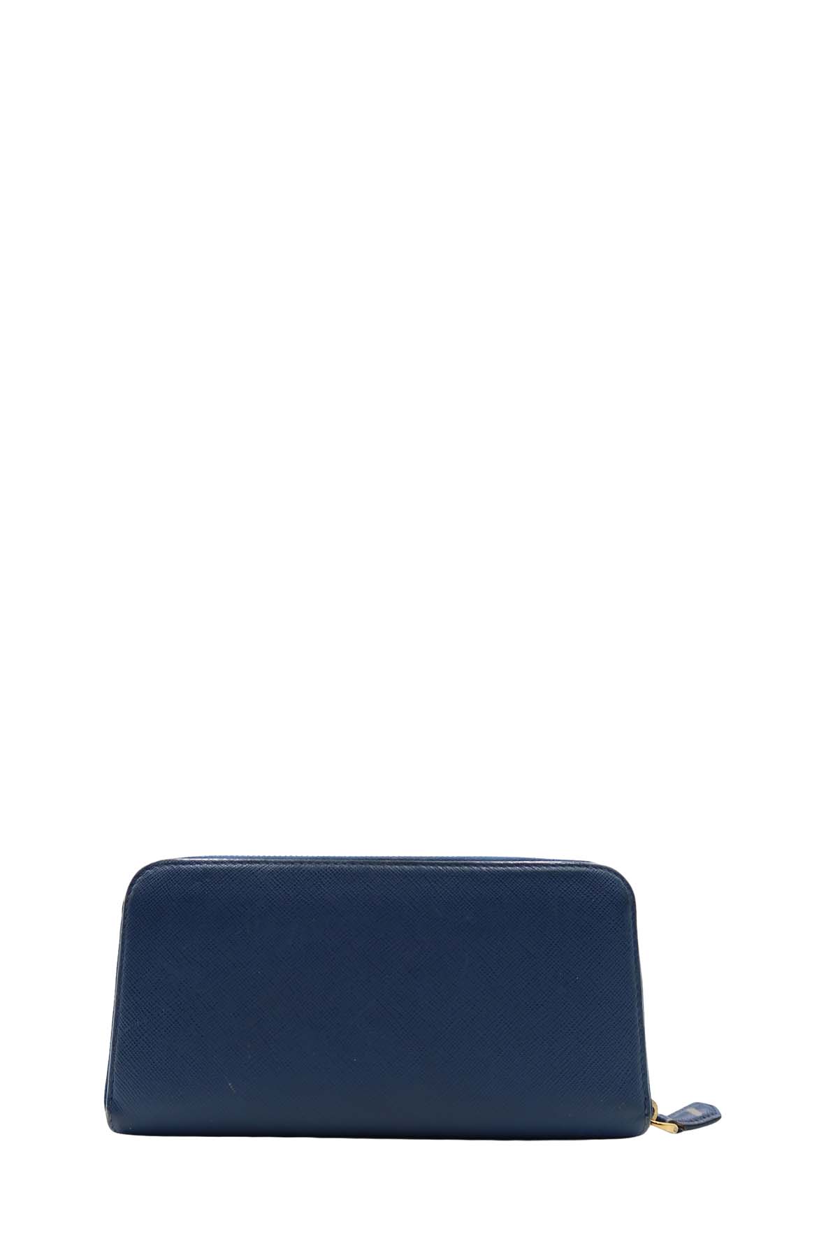 Saffiano Large Wallet Blue