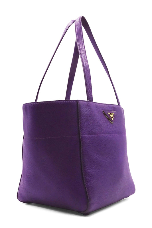 Vitello Daino Tote Viola