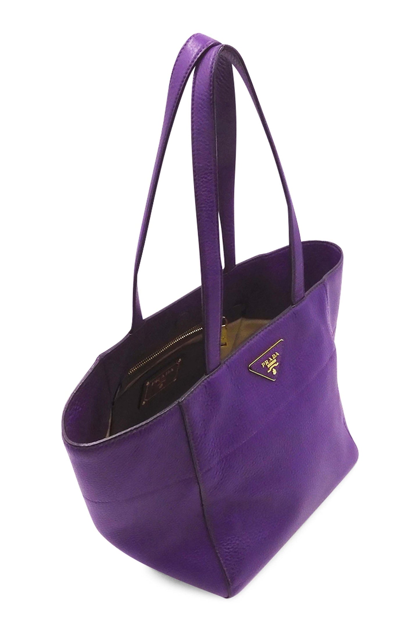 Vitello Daino Tote Viola