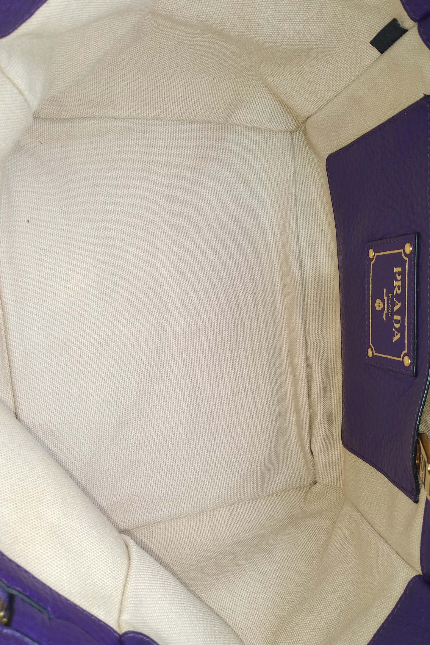 Vitello Daino Tote Viola