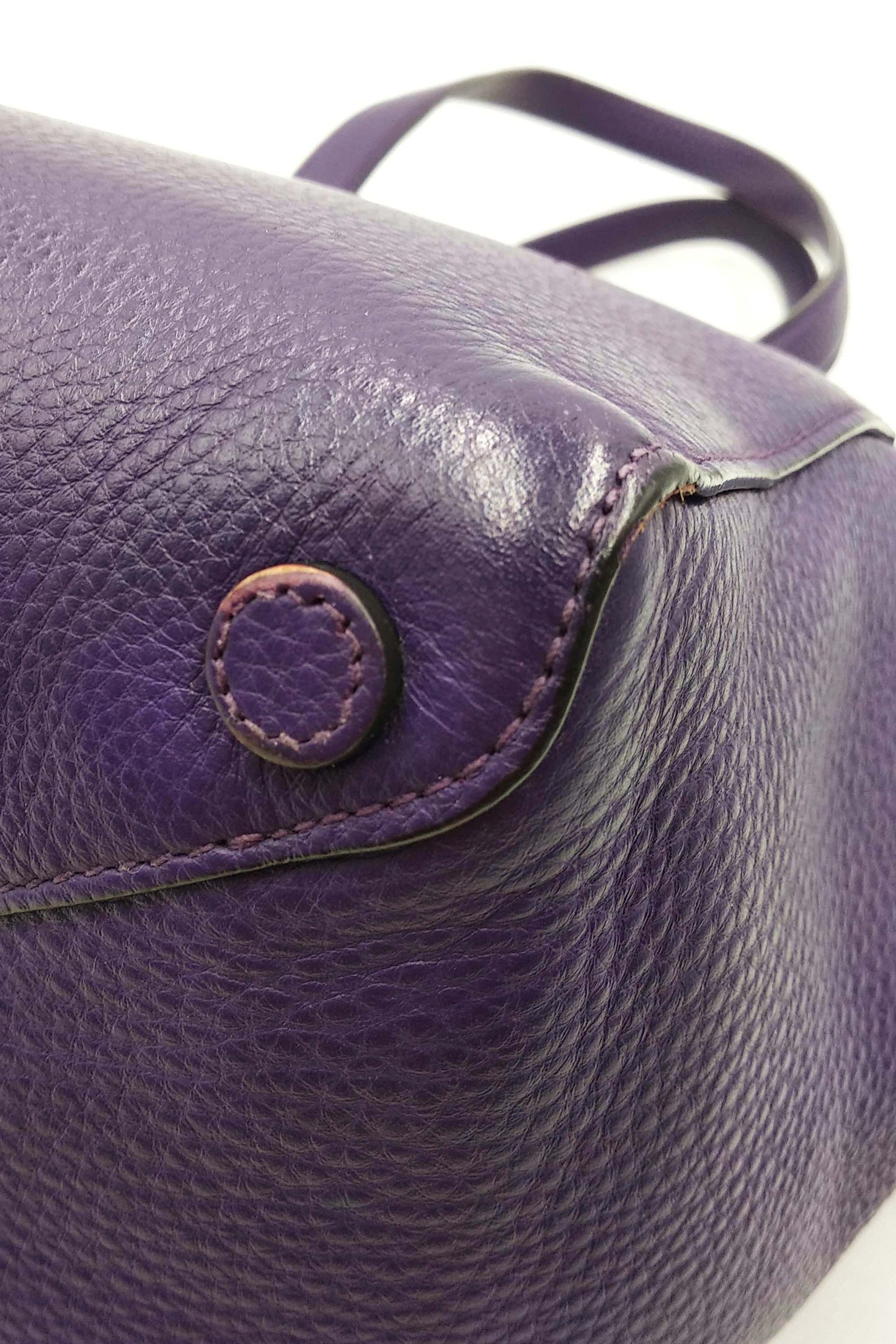Vitello Daino Tote Viola