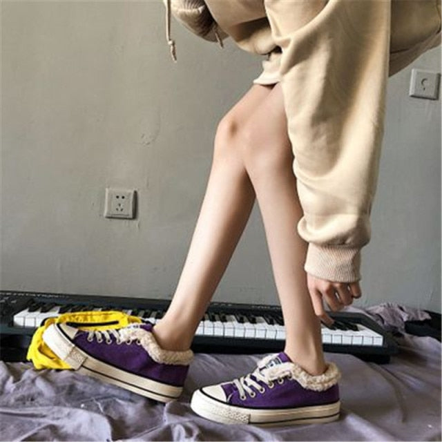 GLM - New Women Winter Fur Ankle