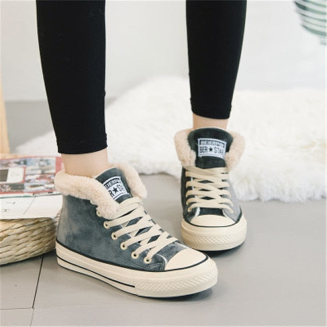 GLM - New Women Winter Fur Ankle
