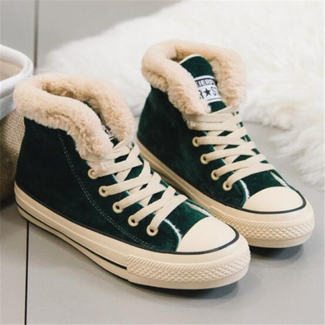 GLM - New Women Winter Fur Ankle