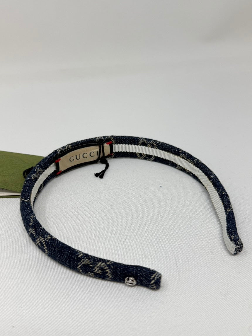Gucci AS-75 Blue Denim Headband