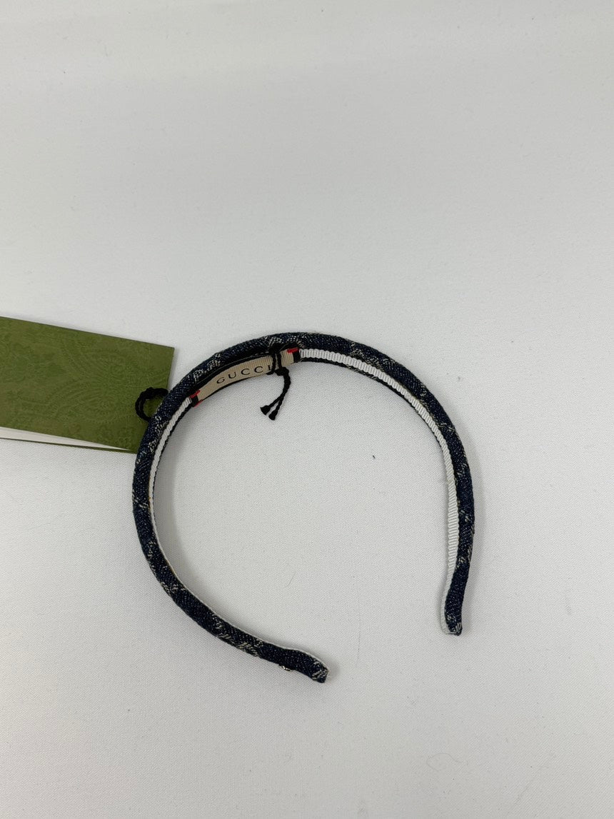 Gucci AS-75 Blue Denim Headband