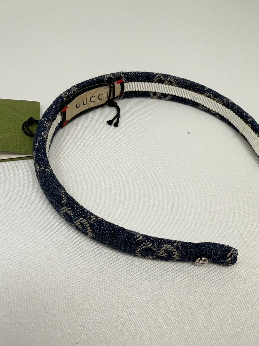 Gucci AS-75 Blue Denim Headband