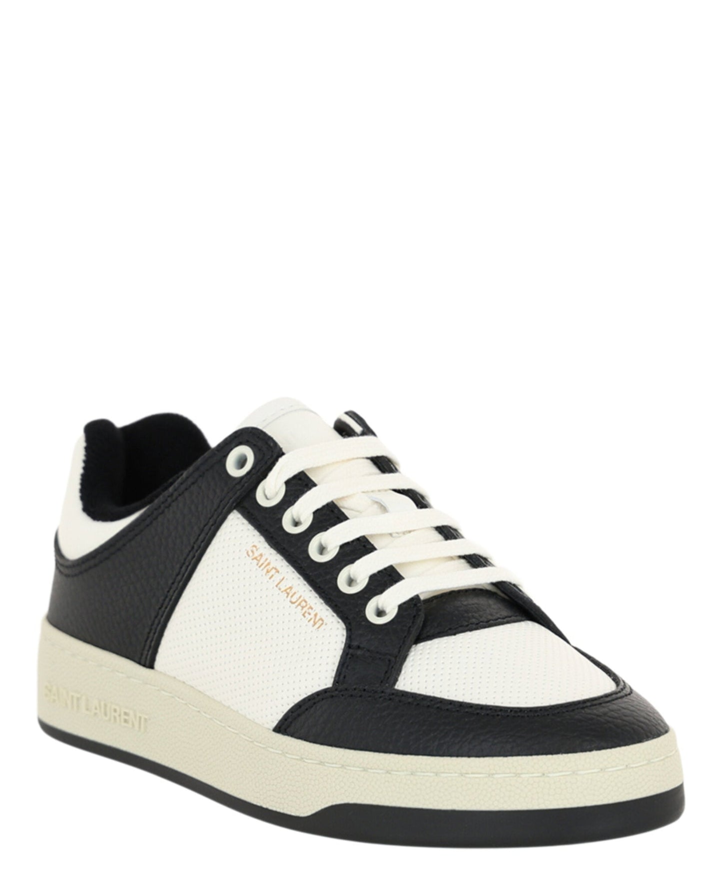 Saint Laurent SL/61 Perforated Leather Sneakers Womens 713602-AAAWR-9063