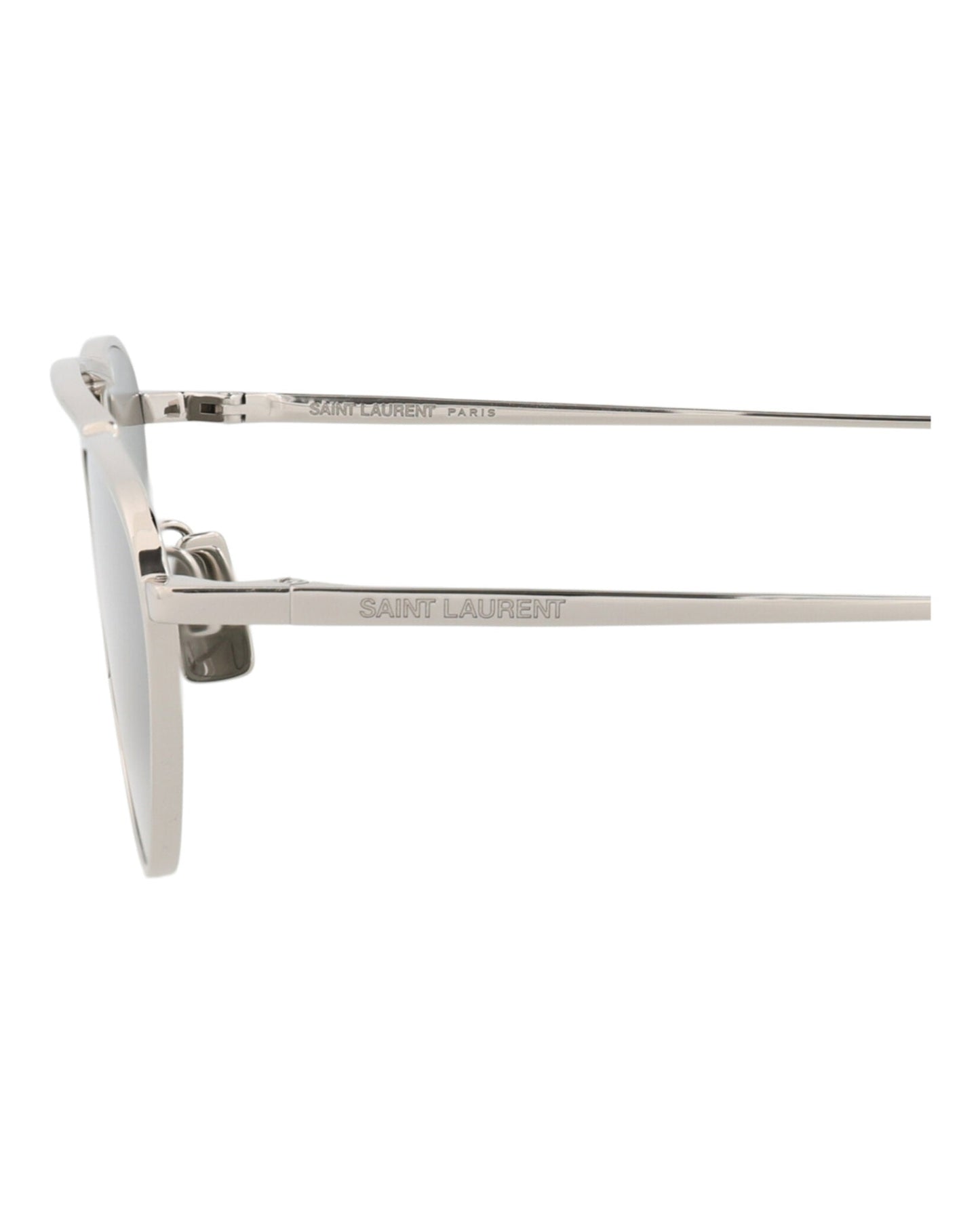 Saint Laurent Round-Frame Metal Sunglasses Womens SL538-30013515-002