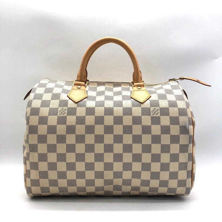 Louis Vuitton Speedy 30 Damier Azur Handbag
